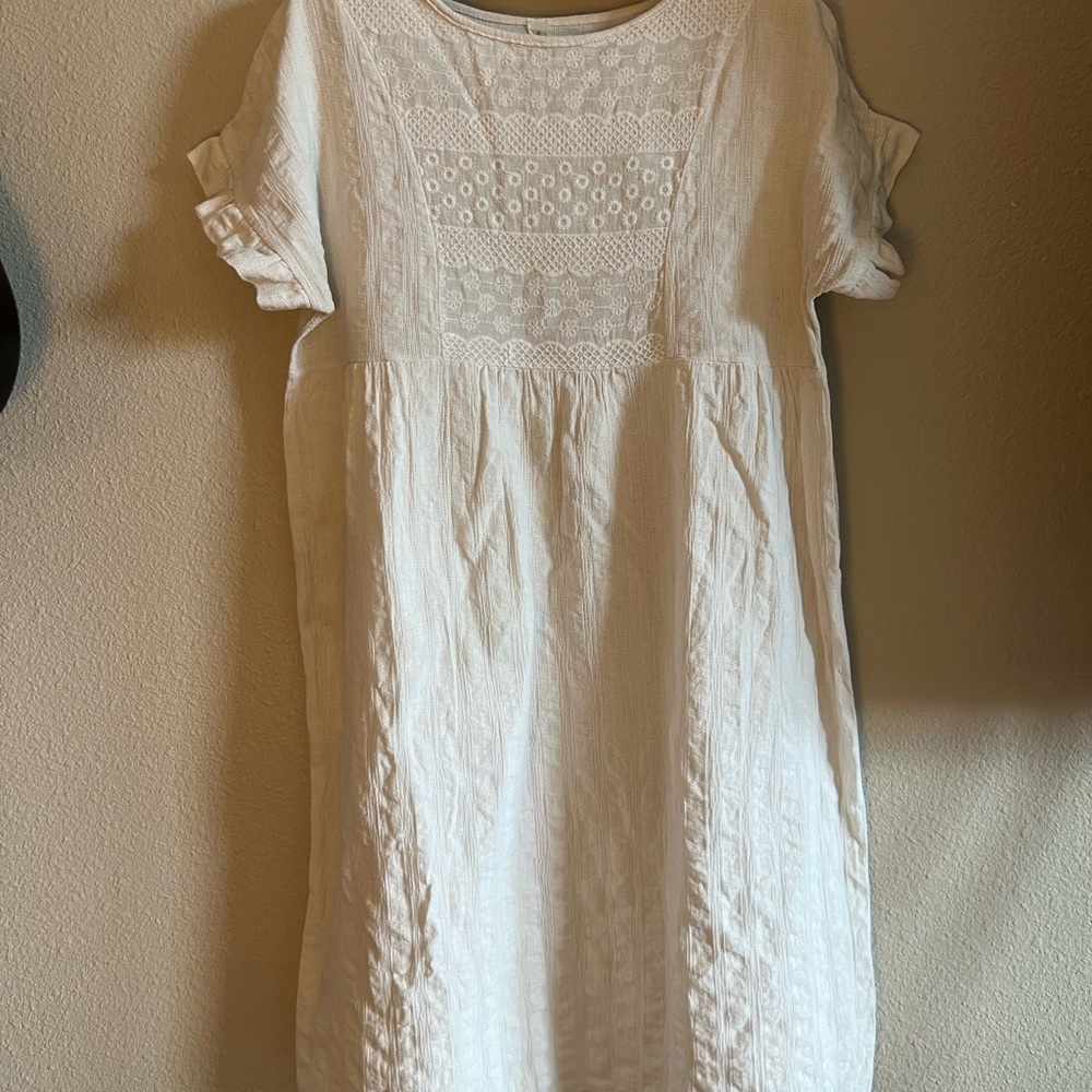 Charming White Lace Dress